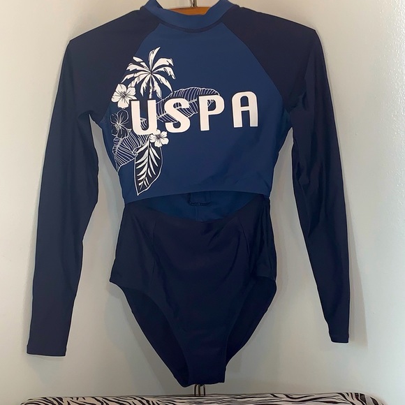 U.S. Polo Assn. Other - *NWOT* US Polo Association (USPA) One Piece Rash Guard Swimsuit